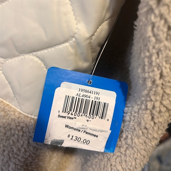 Women’s NEW Columbia fleece/puffer hoodie jacket - Picture 5 of 7